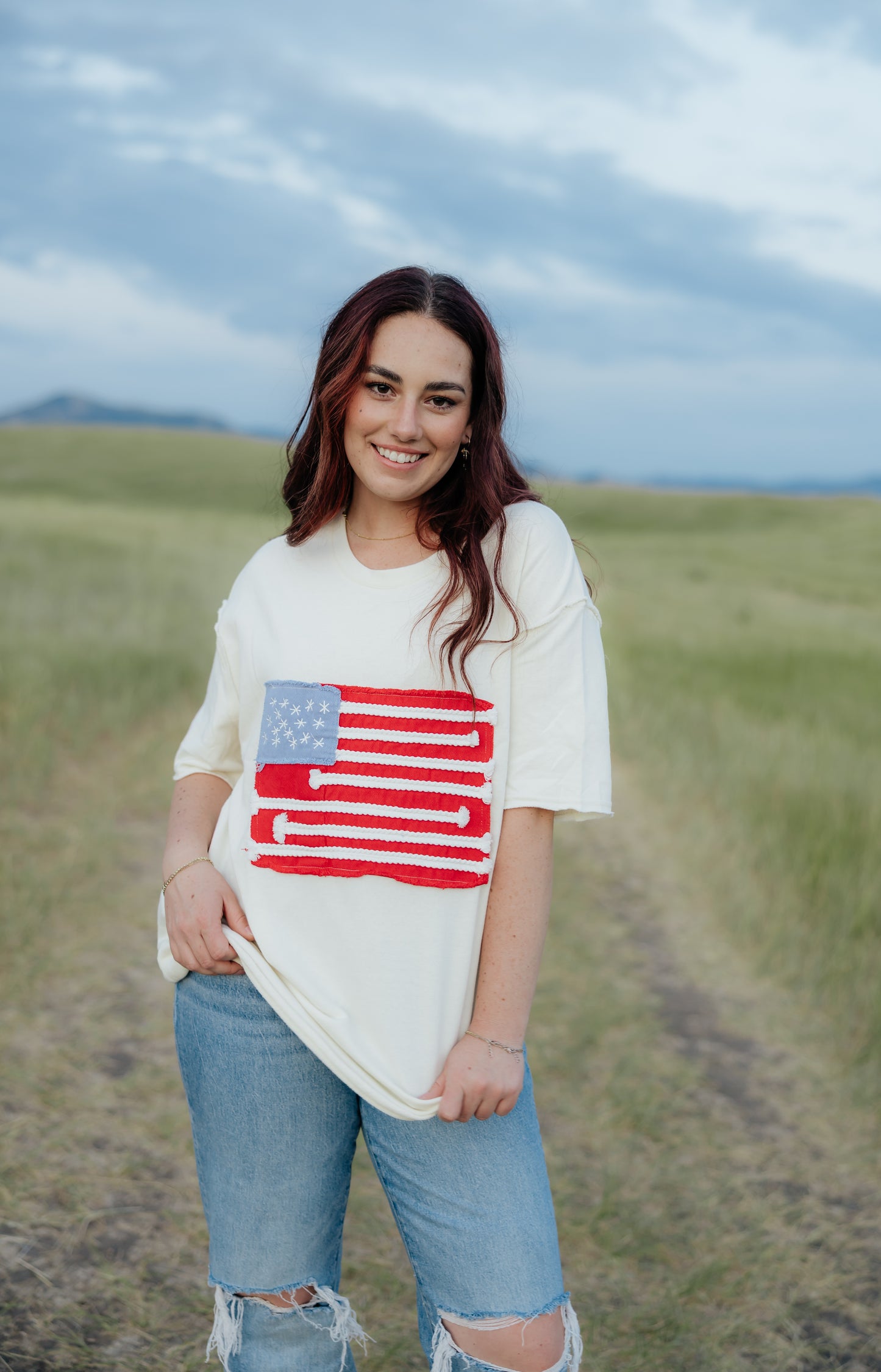 American Patchwork Top