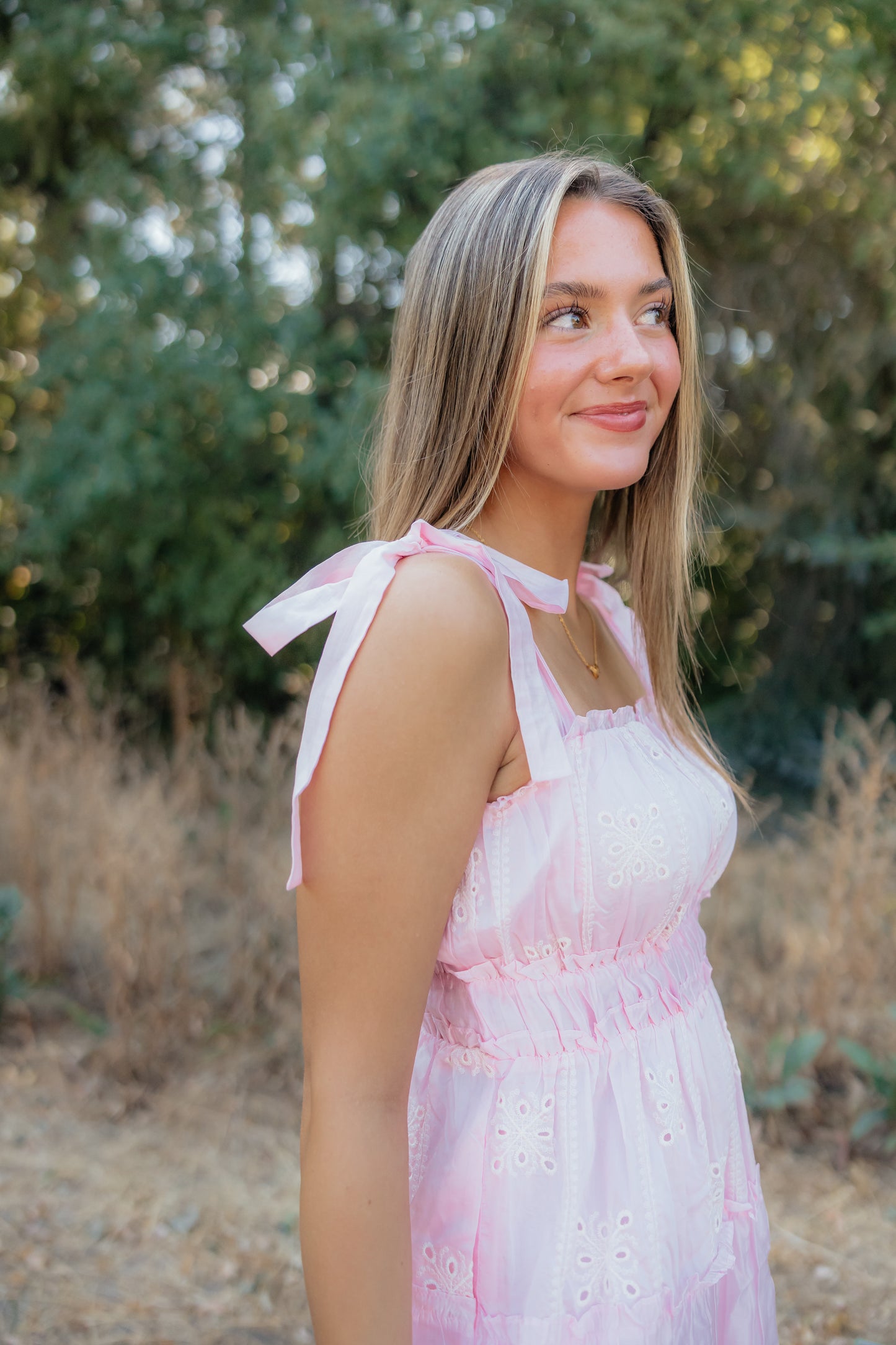 Pretty In Pink Midi Dress