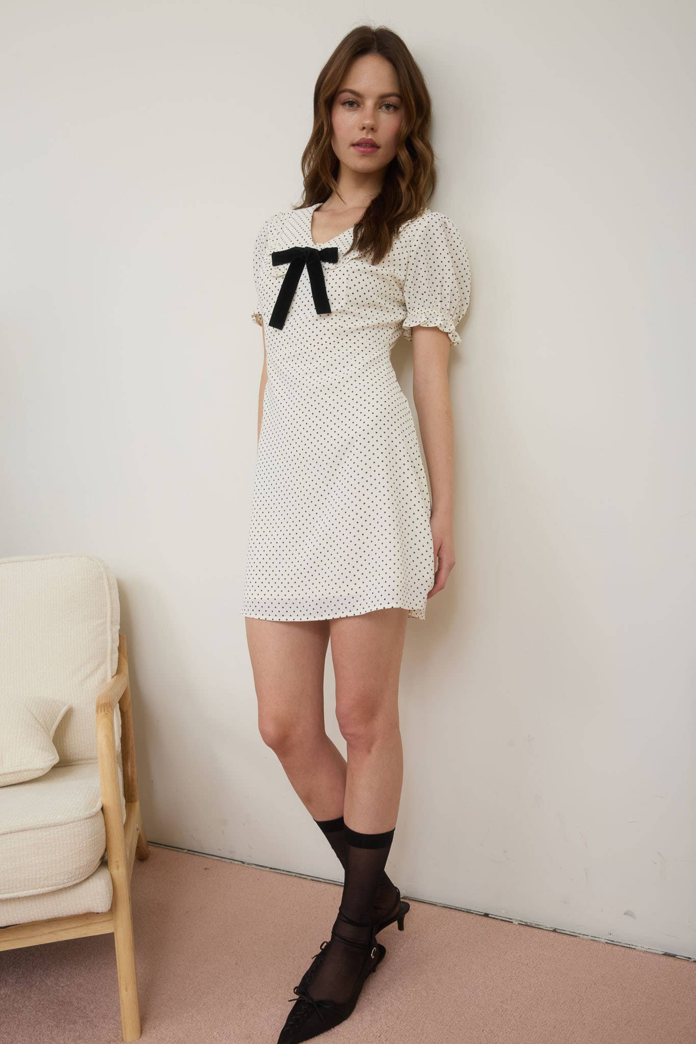 Rebecca Polka Dot Dress