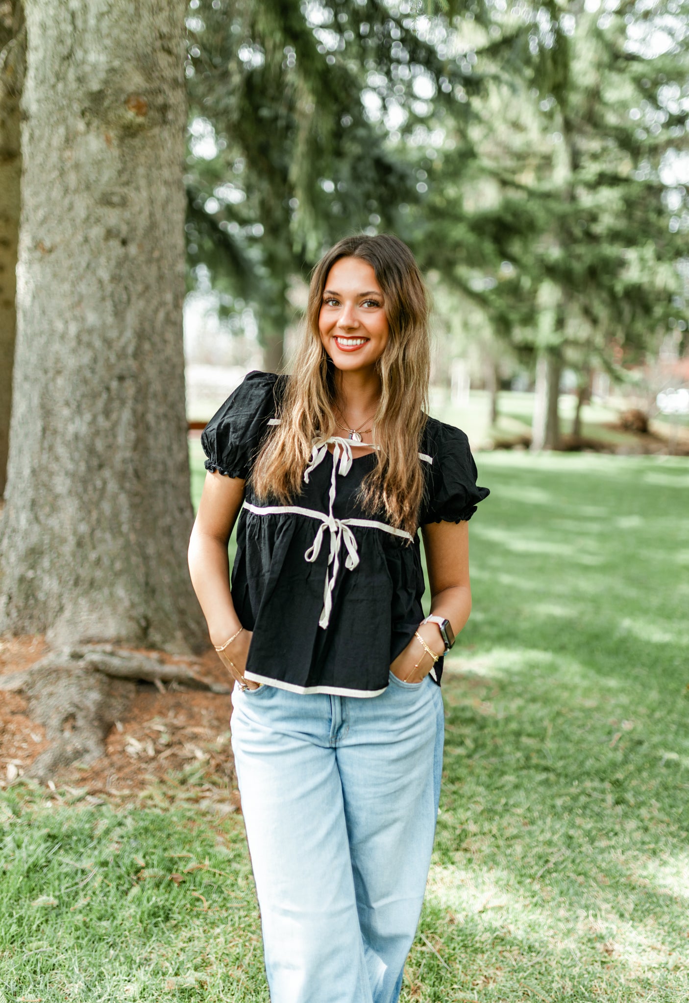Natalia Bow Top