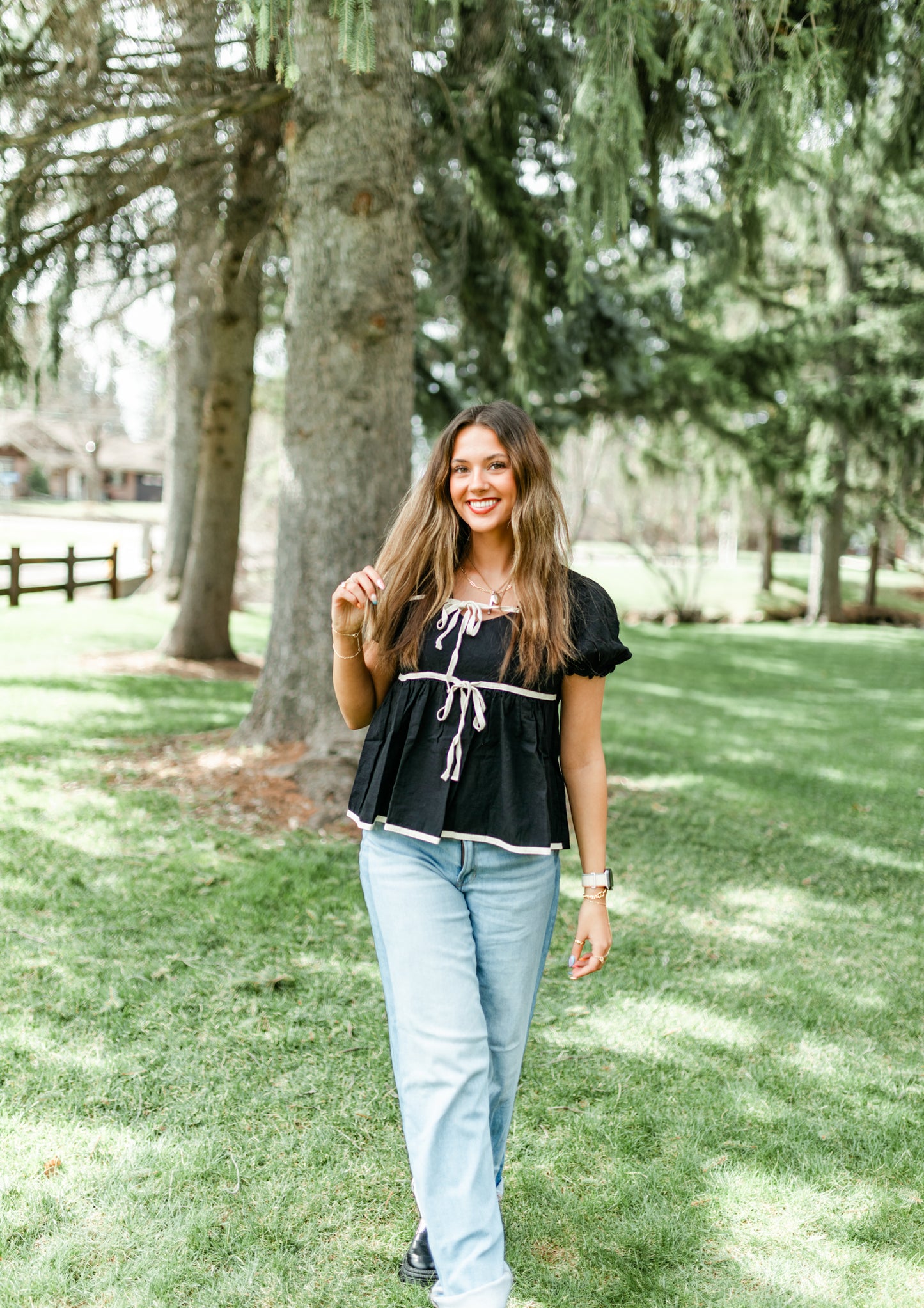 Natalia Bow Top