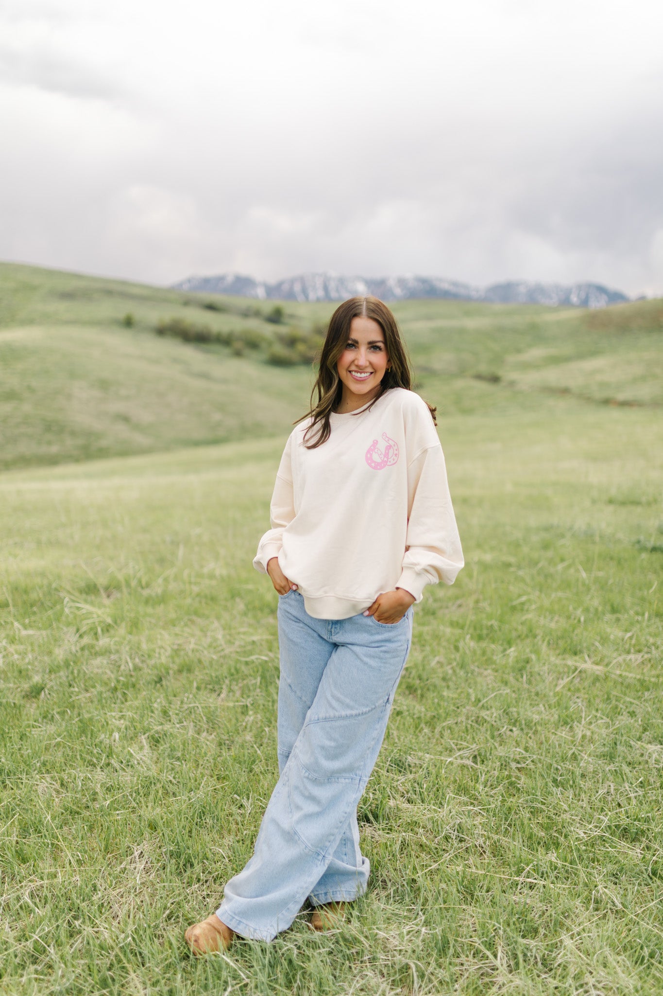 Cowgal by the Coast Crew Neck