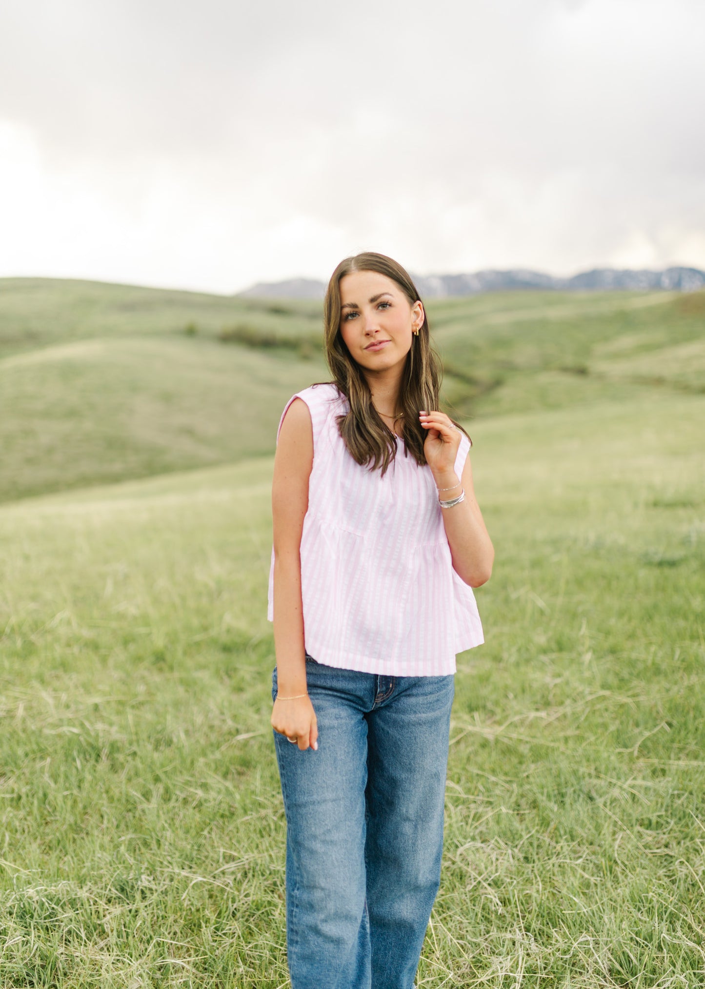 Bubblegum Stripe Top