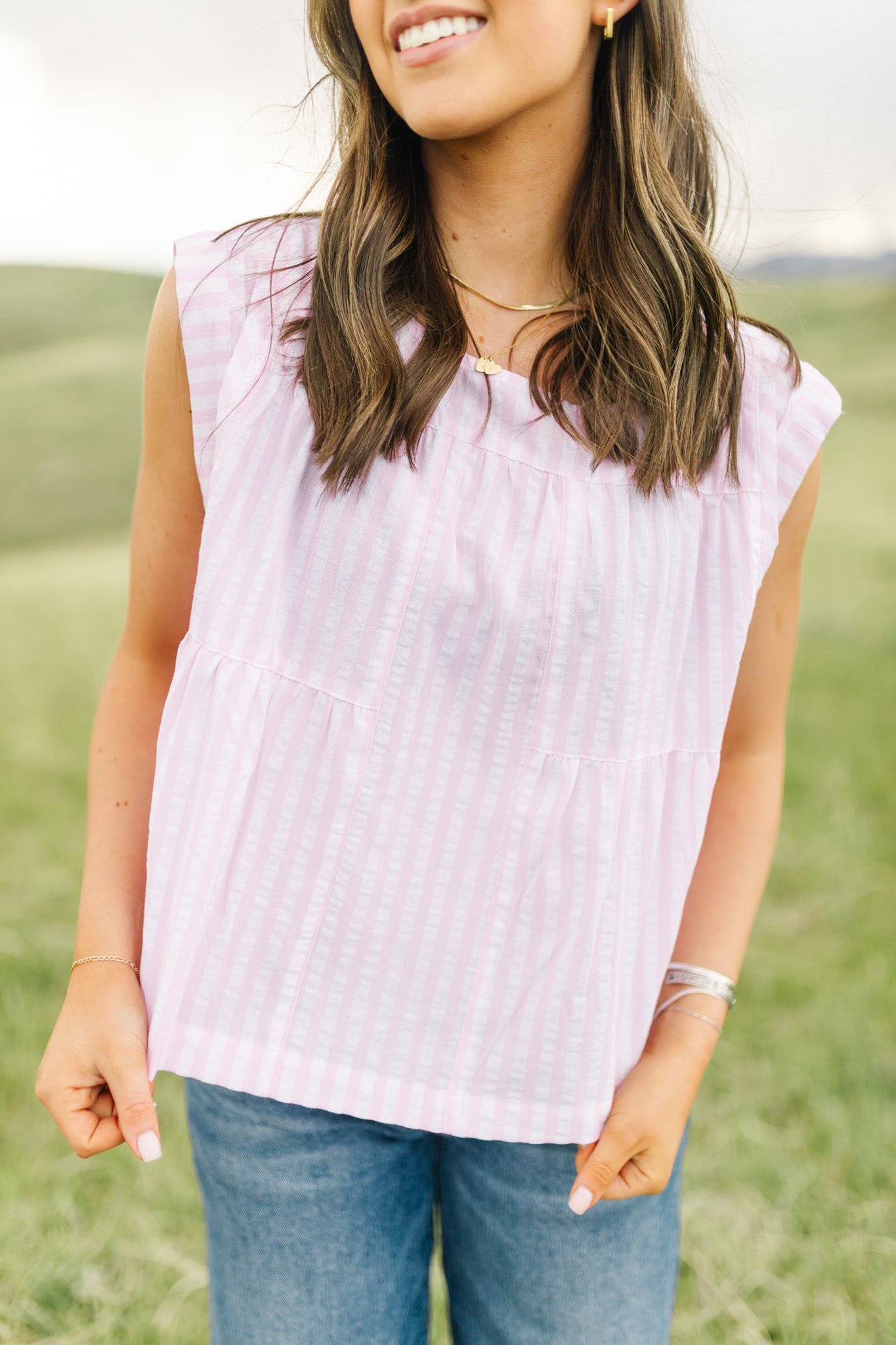Bubblegum Stripe Top