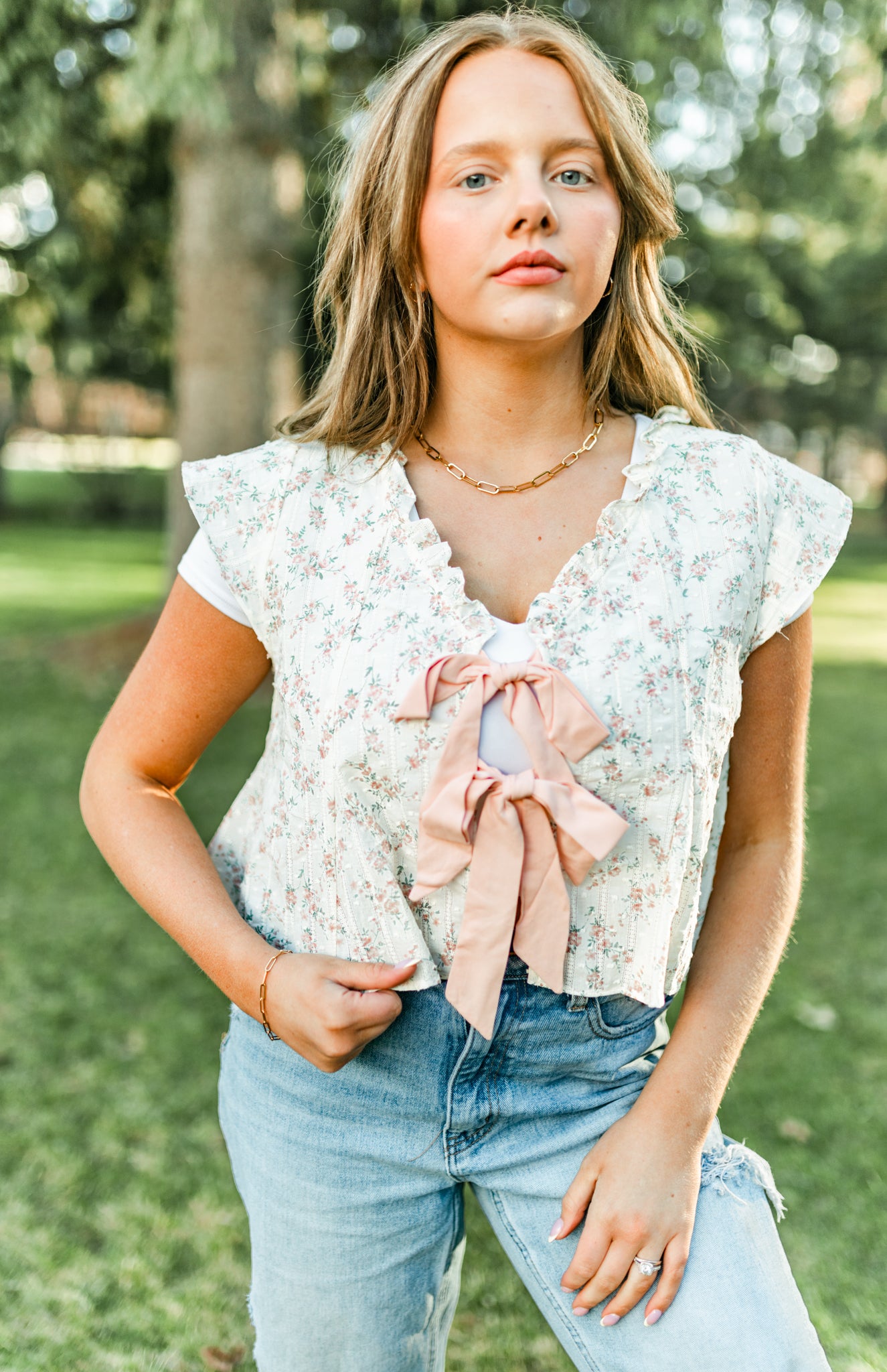 Vintage Floral Top