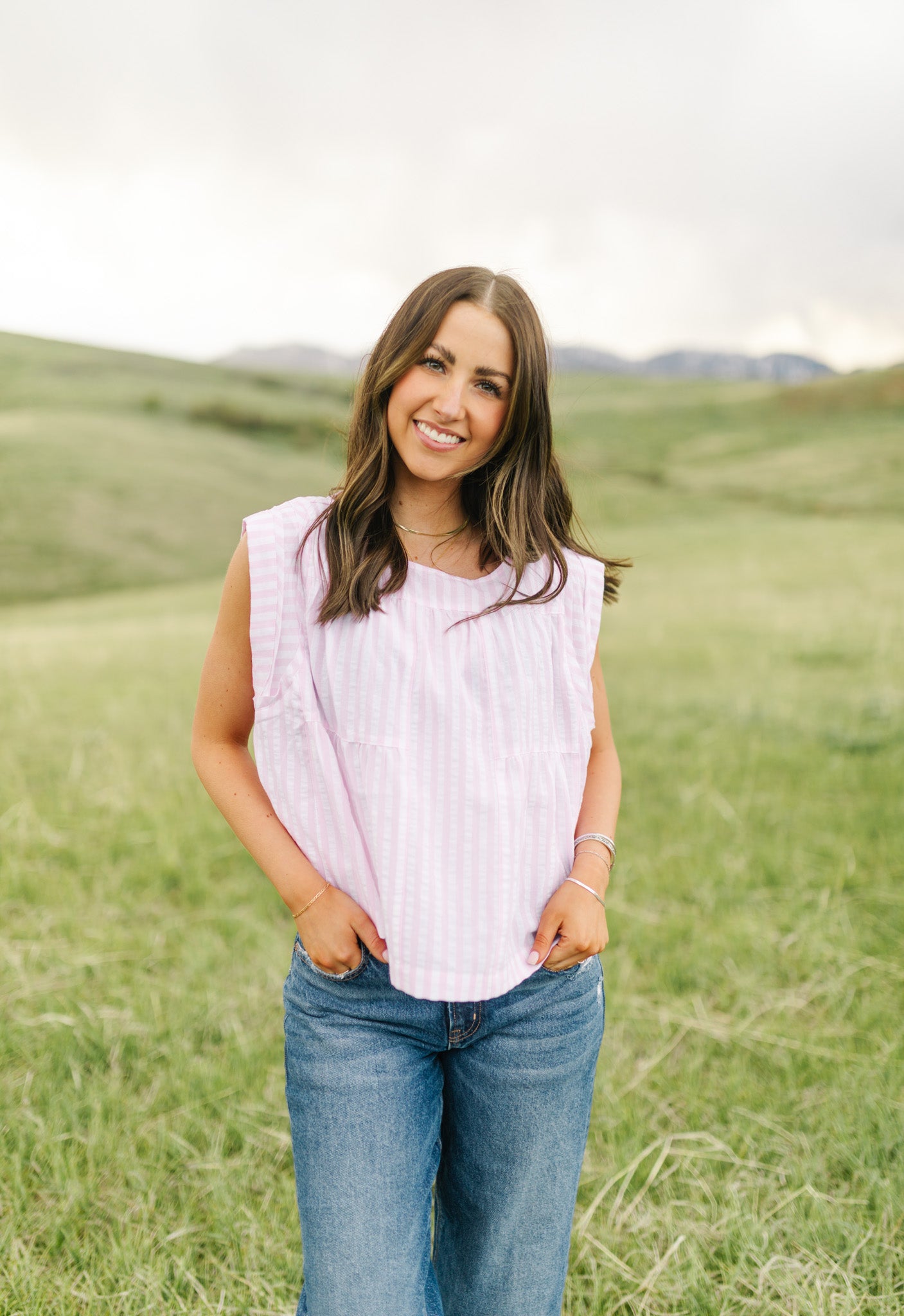 Bubblegum Stripe Top