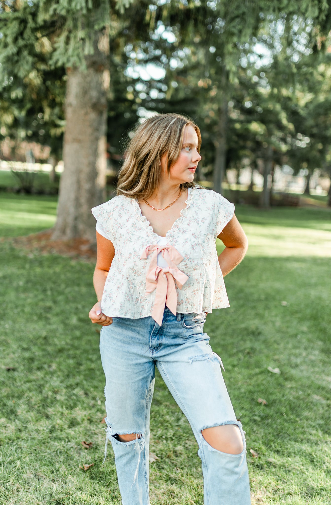 Vintage Floral Top
