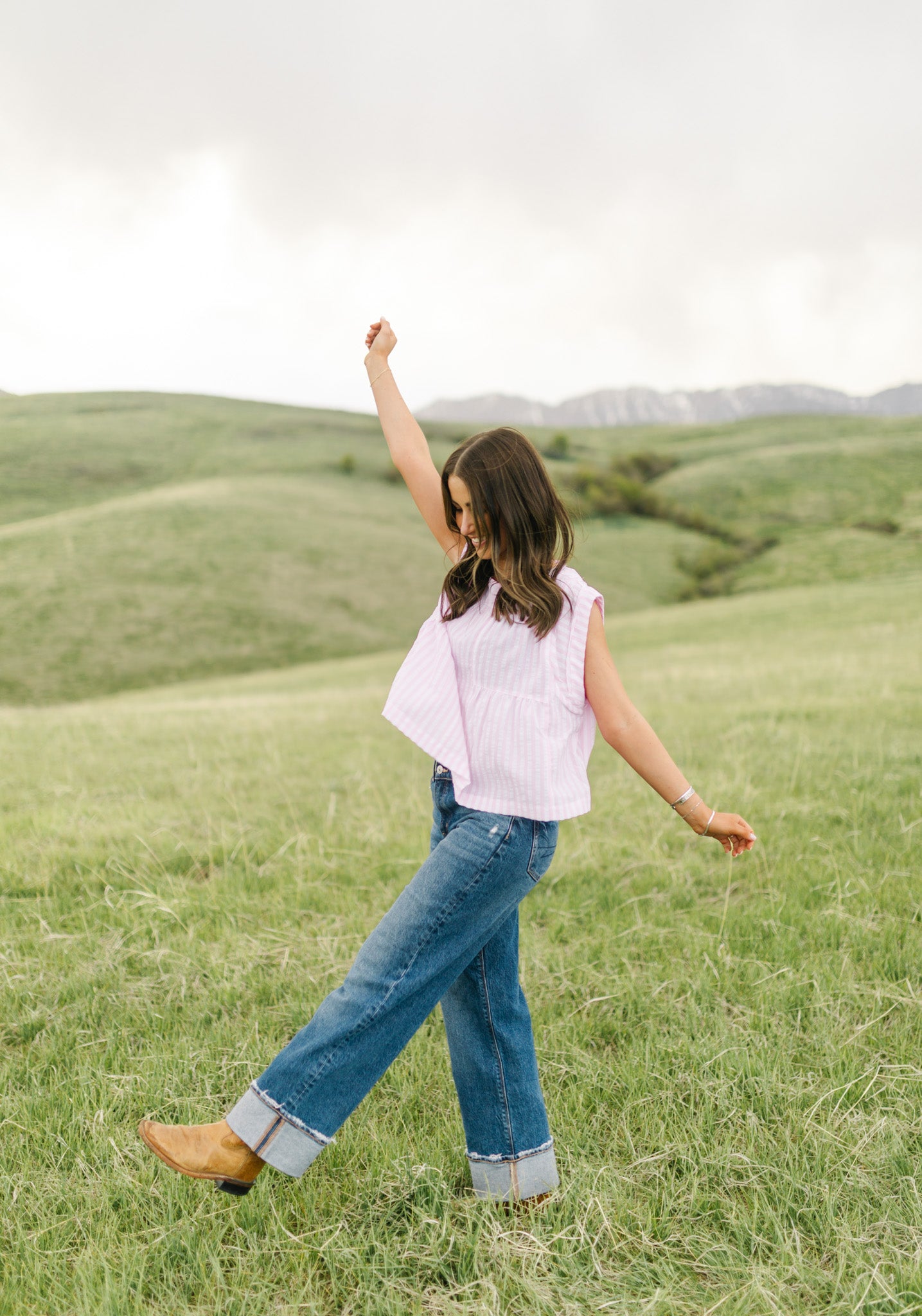Bubblegum Stripe Top