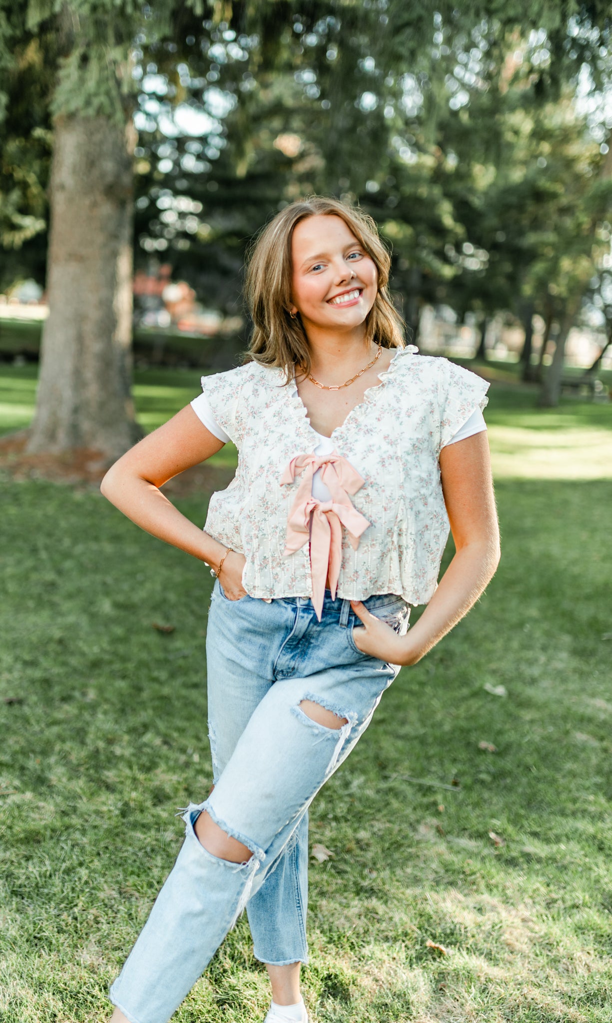 Vintage Floral Top