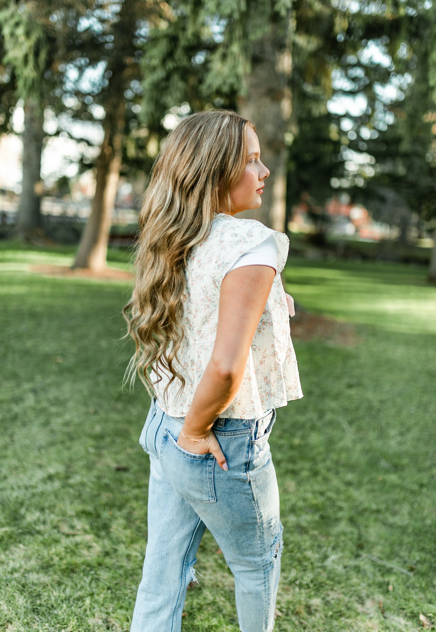 Vintage Floral Top