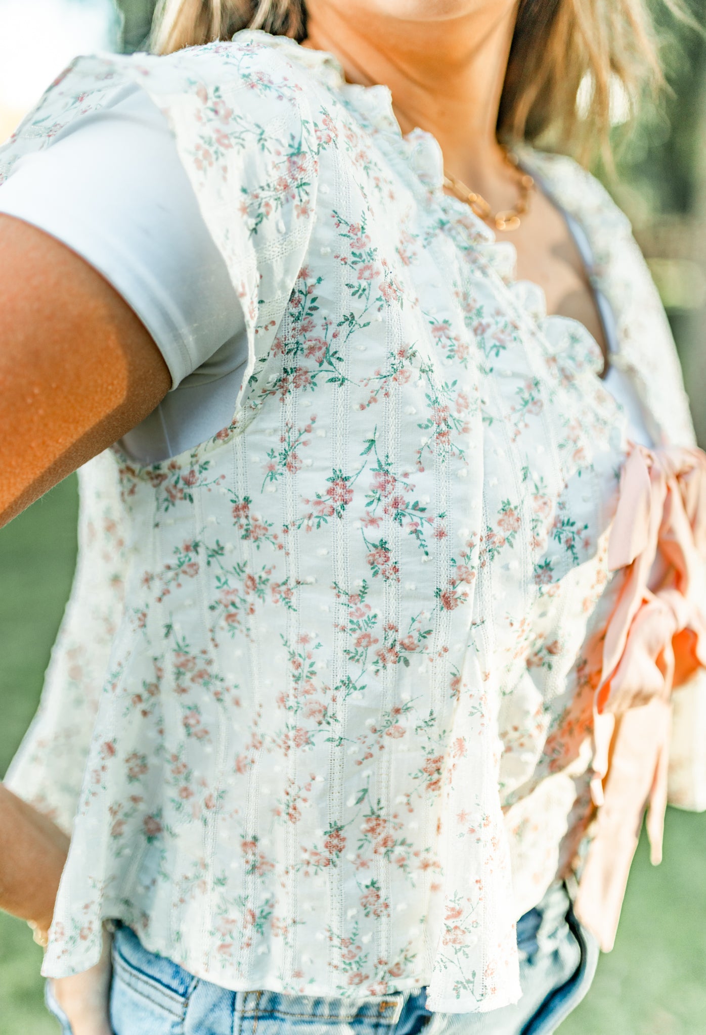 Vintage Floral Top