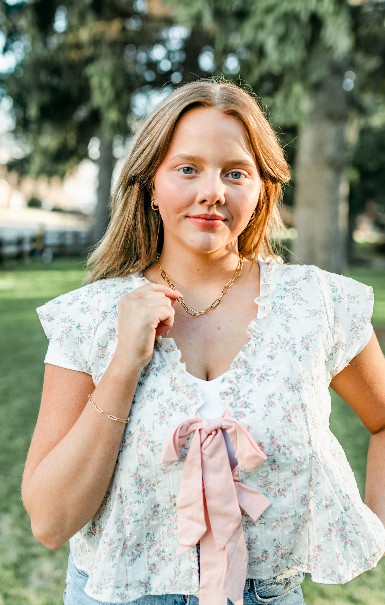 Courtney Paperclip Necklace