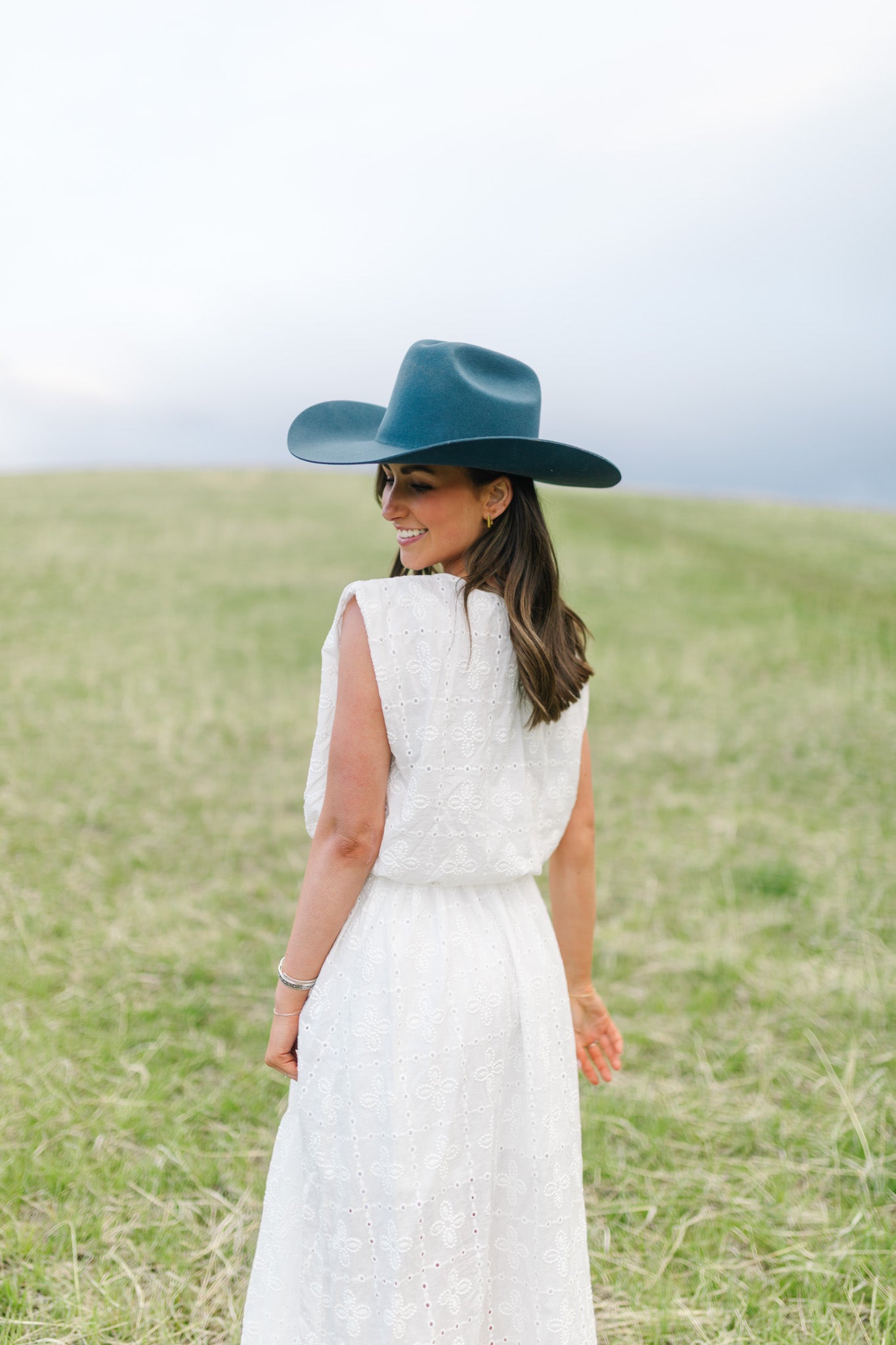 Paisley Eyelet Skirt