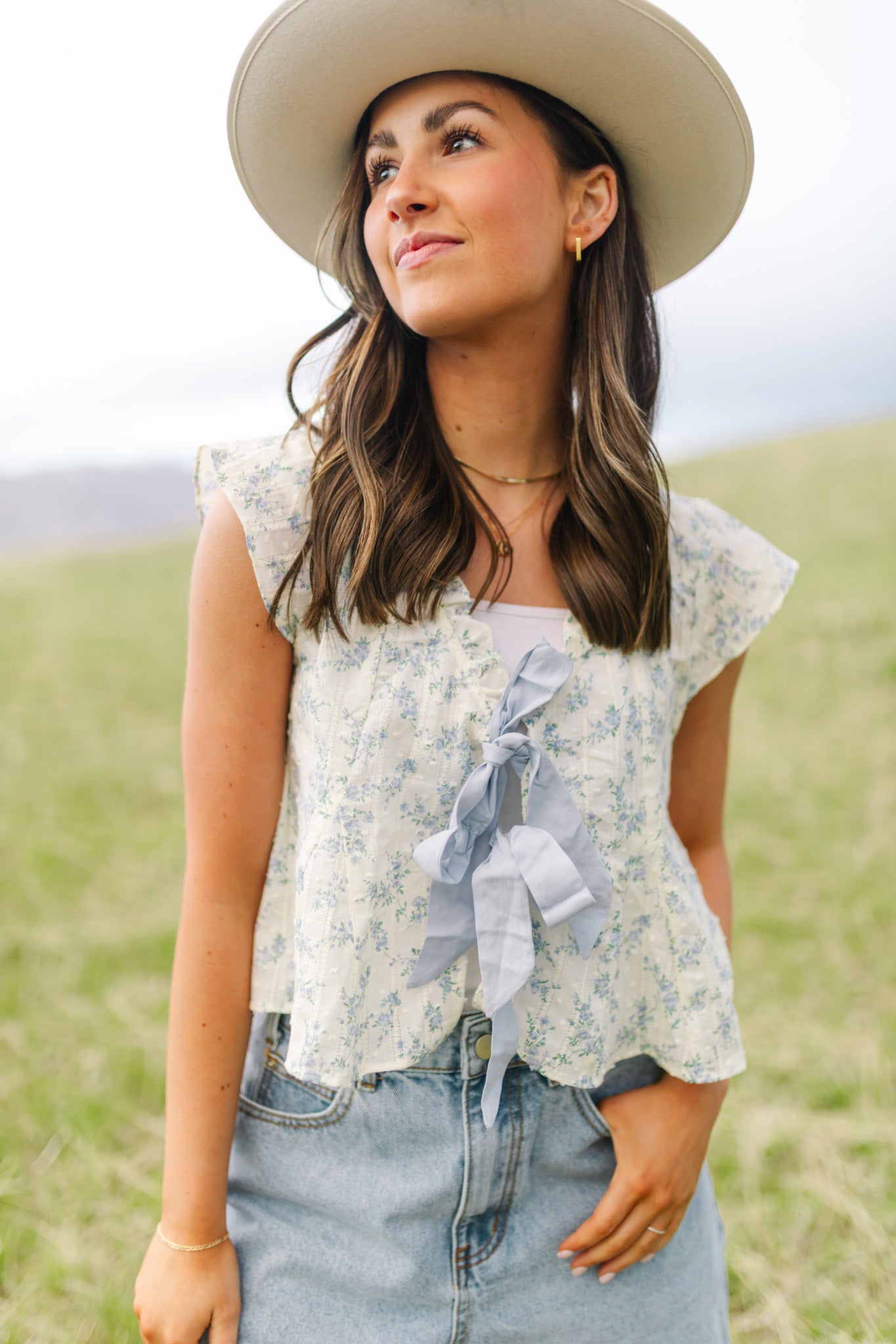 Vintage Floral Top