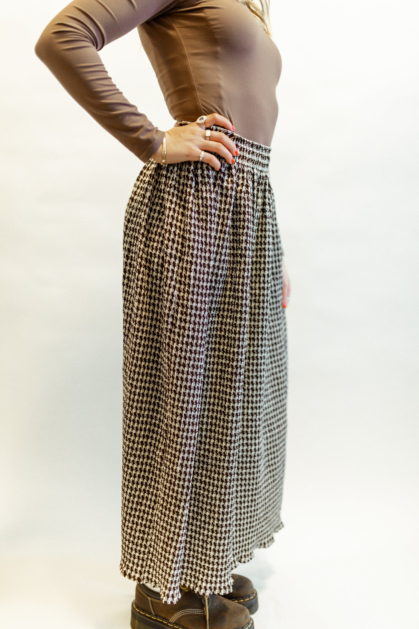 Chocolate Midi Skirt