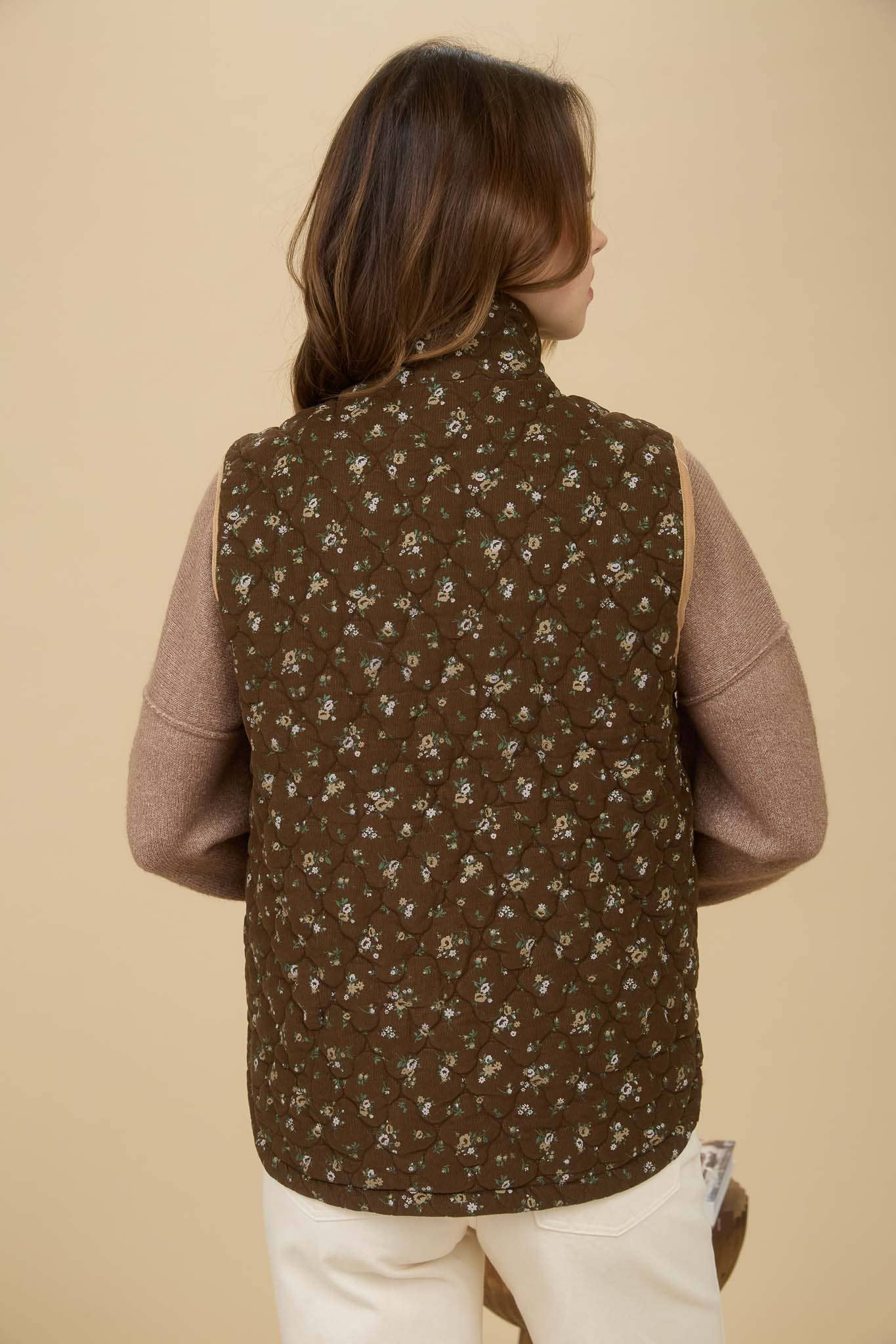 Ditsy Floral Vest