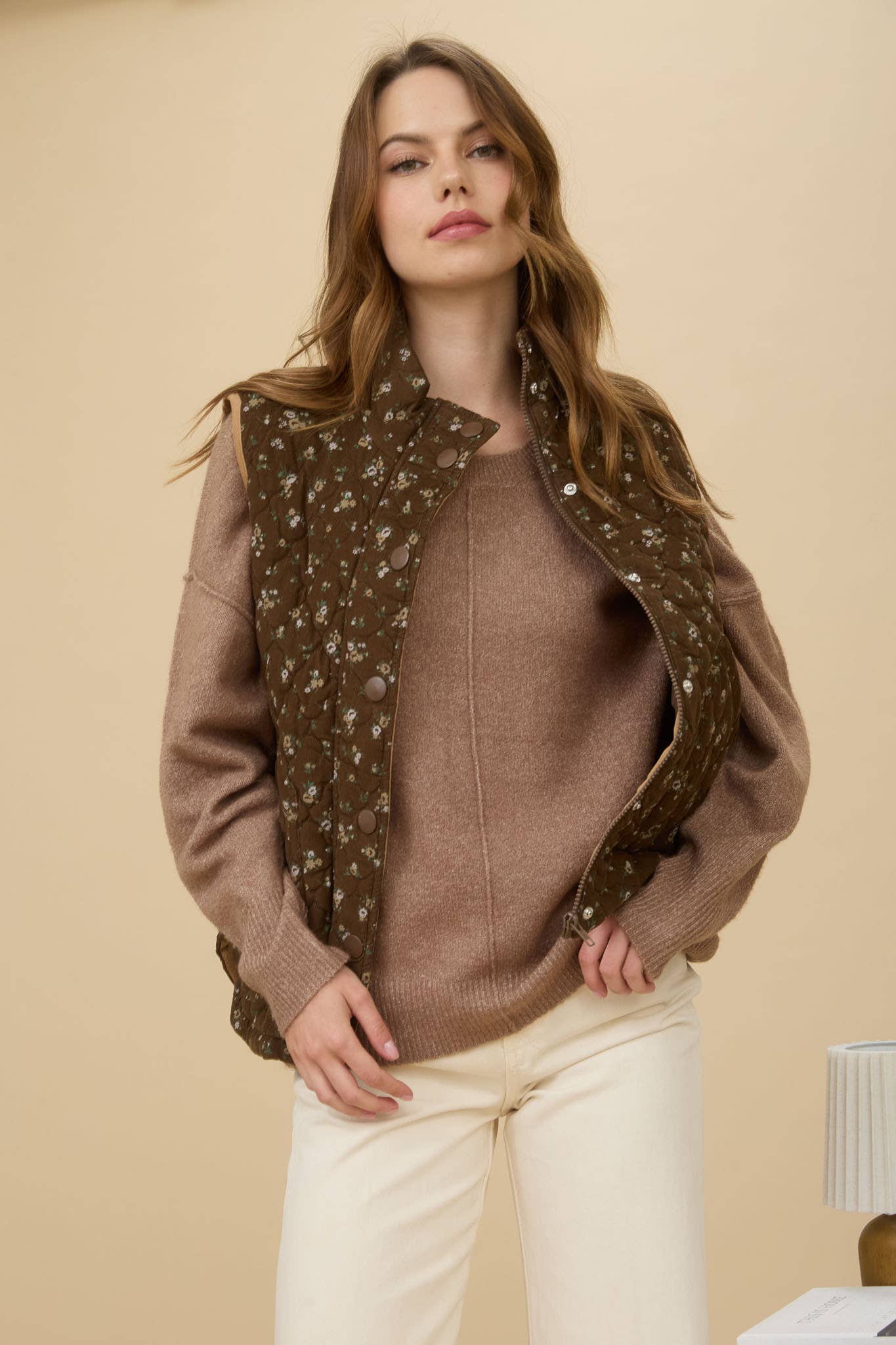 Ditsy Floral Vest