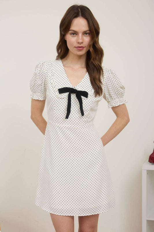 Rebecca Polka Dot Dress