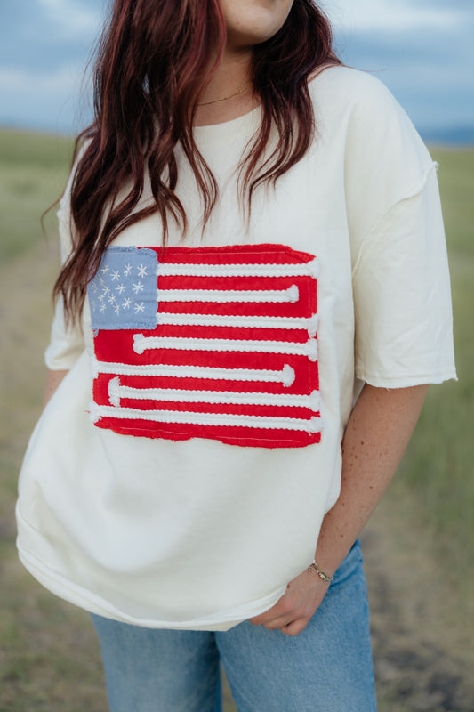 American Patchwork Top