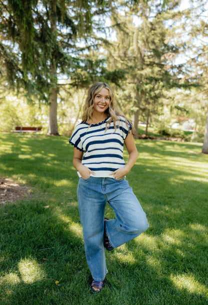 Nora Stripe Top