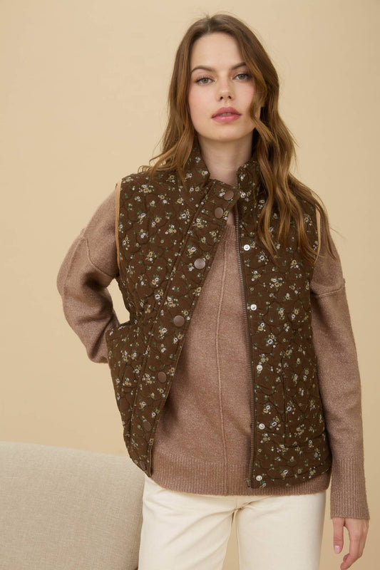 Ditsy Floral Vest
