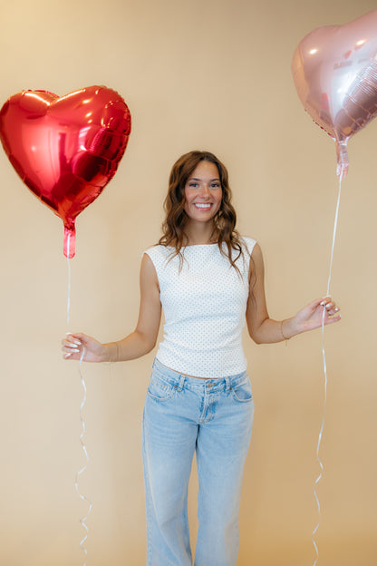 Leilah Polka Dot Top