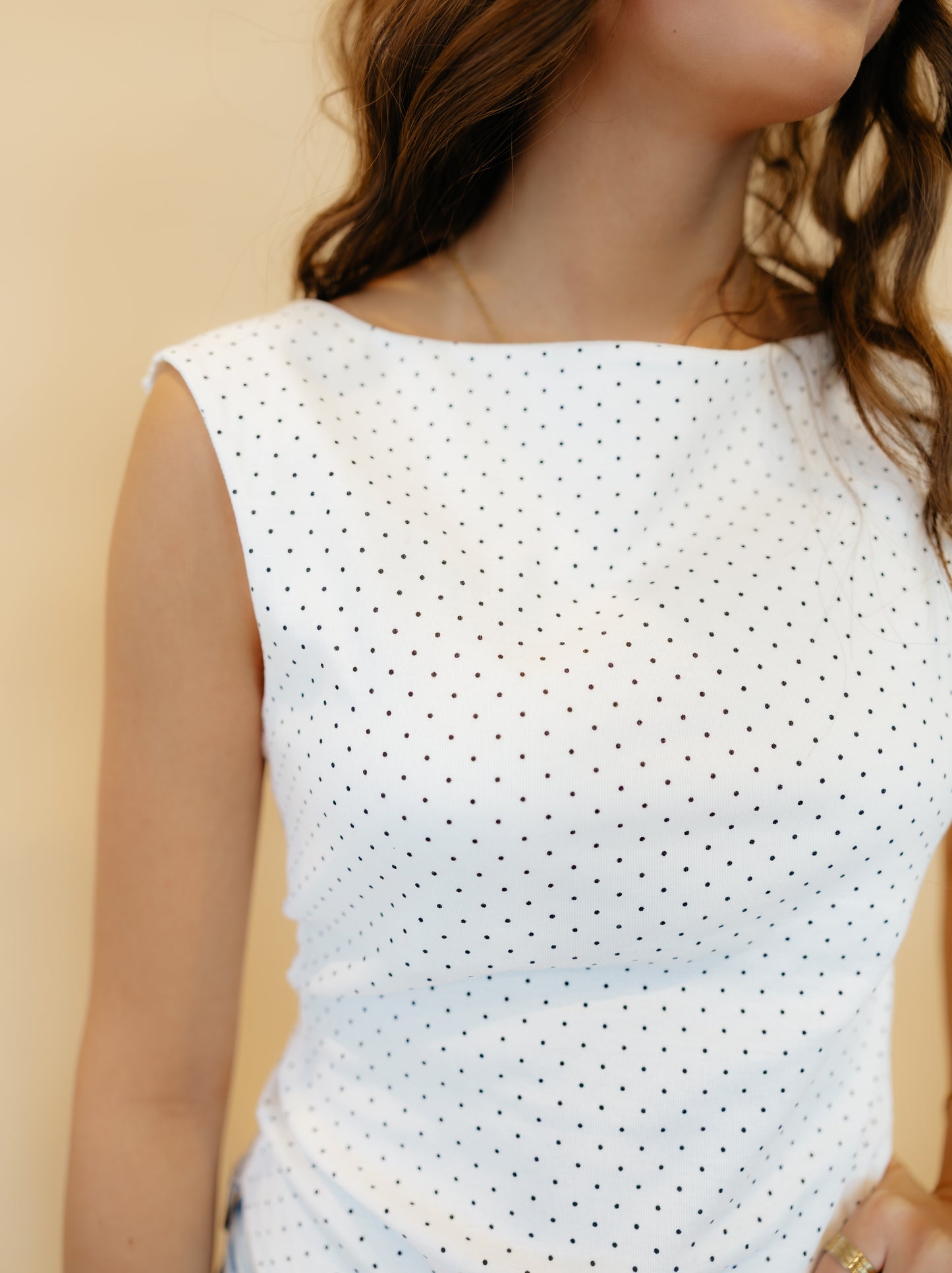 Leilah Polka Dot Top