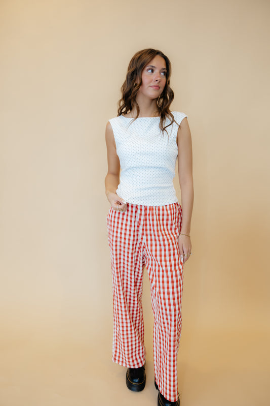 Leilah Polka Dot Top