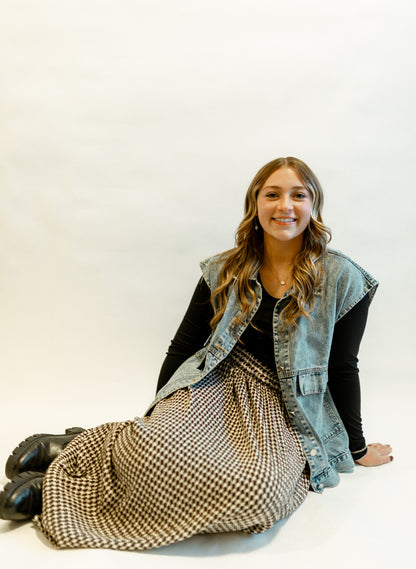 Chocolate Midi Skirt