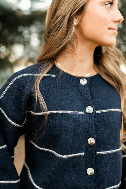 The Navy Cardigan