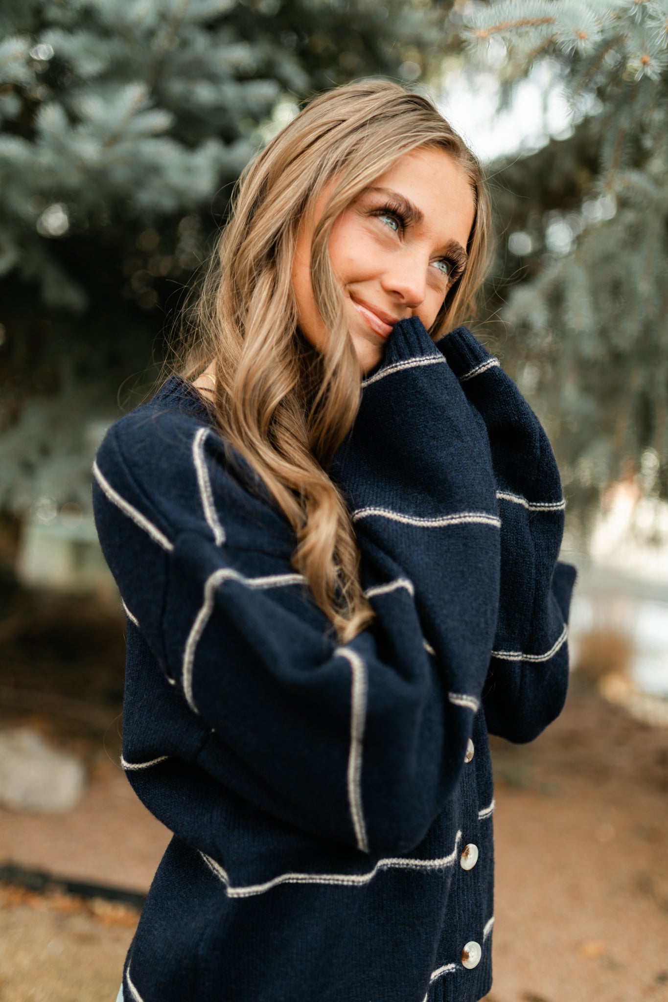 The Navy Cardigan