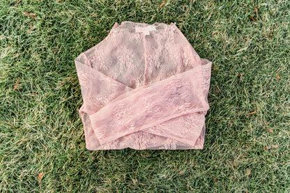 Olivia Mesh Top Pink
