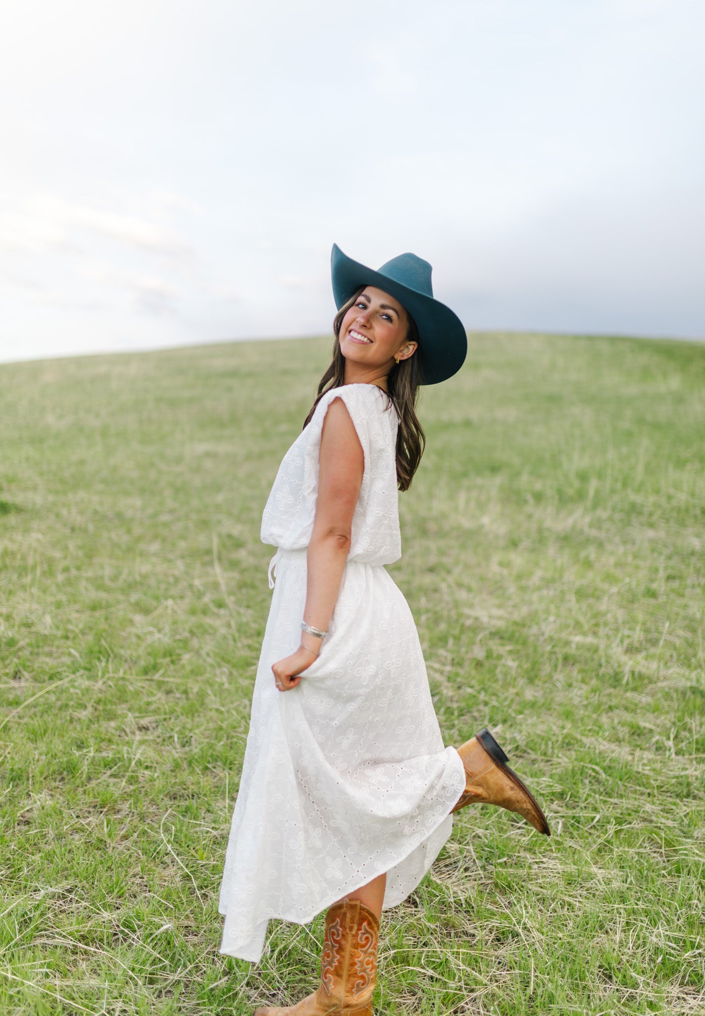 Paisley Eyelet Skirt