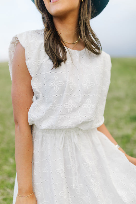 Paisley Eyelet Top