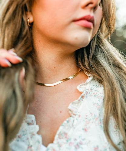 Herringbone Chain Necklace