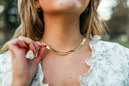 Herringbone Chain Necklace