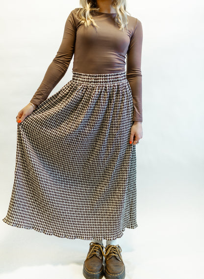 Chocolate Midi Skirt